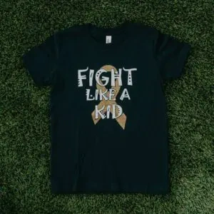Fight like a kid shirt (black)