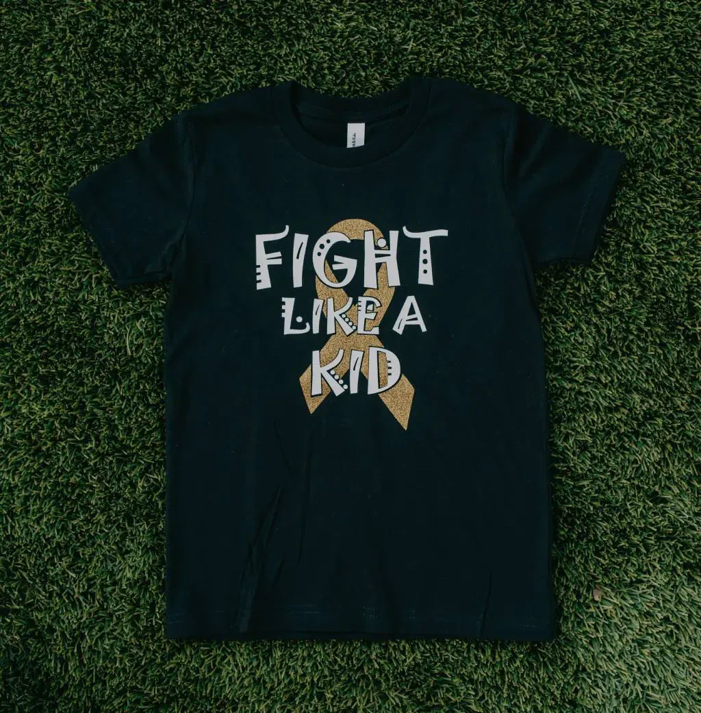 Fight like a kid shirt (black)